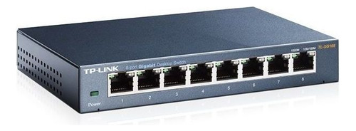Switch Tp-link Tl-sg108 8 Puertos 10/100/1000 Gigabit Case M