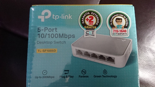 Switch Tplink Tp-link 5 Puertos  Tl-sf1005d  200mbps