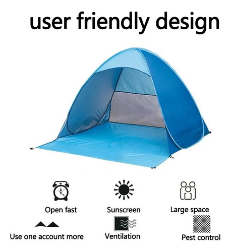 Carpa De Playa Instantánea Automática Para Acampar