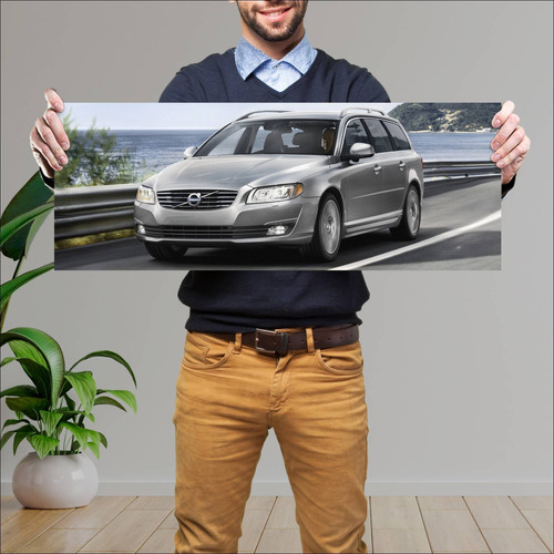 Cuadro 30x80cm Auto 2013 Volvo V70 Auto 413