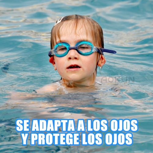 Lentes Natación Para Niños, Gafas Protección Uv Antivaho Col
