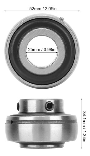 Rodamiento De Inserción De Acero Con Rodamiento De Bolas, 2