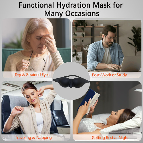 Óculos De Câmara De Umidade Vowleike Soft Silicone Sleep Gog
