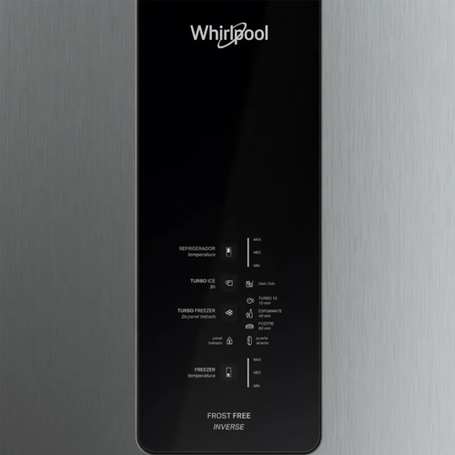 Heladera Con Freezer Whirlpool Wre57ck 449 Lts Plata