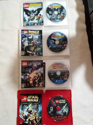 Lote Ps3 Lego ,batman , Lego Star Wars , Hobbit (Usado)