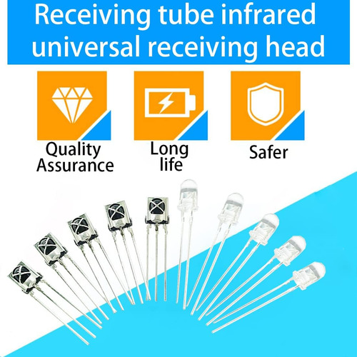 Gikfun Diodo Infrarrojo Led Emisión Ir Y Receptor Para Ardui