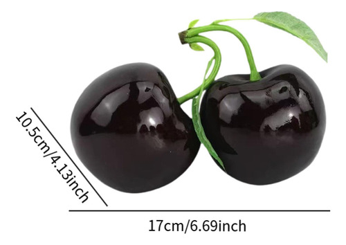 Propiedad De Fotografía De Cerezas Falsas De Fruta