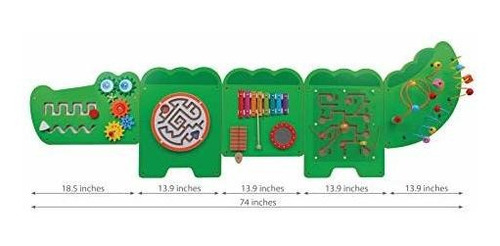 Imagen 3 de 6 de Learning Advantage Paneles De Pared De Actividades De Cocodr