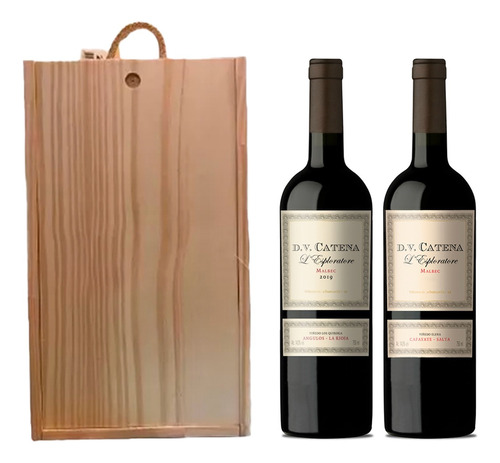 Estuche Madera Dv Catena L'esploratore Salta + La Rioja