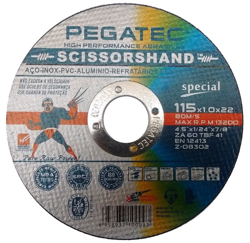 Disco De Corte Especial - 9'' Multiuso Pegatec 5 Pçs Barato