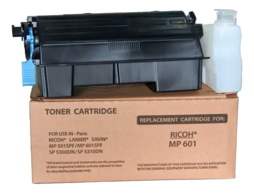 Toner Ricoh Compatible Mp501/601 Japan Toner Negro