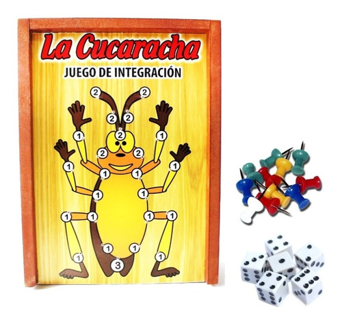 Juego De Mesa Didactico La Cucaracha De 2 A 6 Personas 