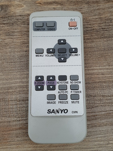 Control Remoto Cxpk De Proyector Sanyo 100% Original Impeke  (Reacondicionado)