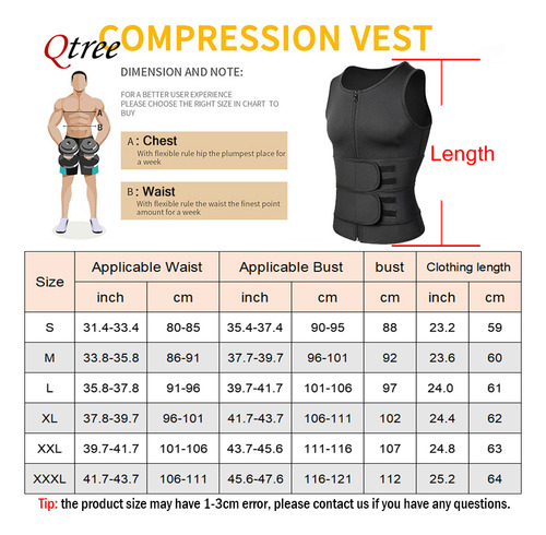 Chaleco De Entrenamiento De Cintura Moldeador De Cuerpo Para