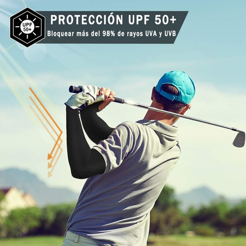 A Mangas Protectoras Para Brazos Protección Solar Uv,6 Pares