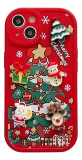 Capa De Natal Para iPhone 11 12 13 14 15 Xr Pro Max