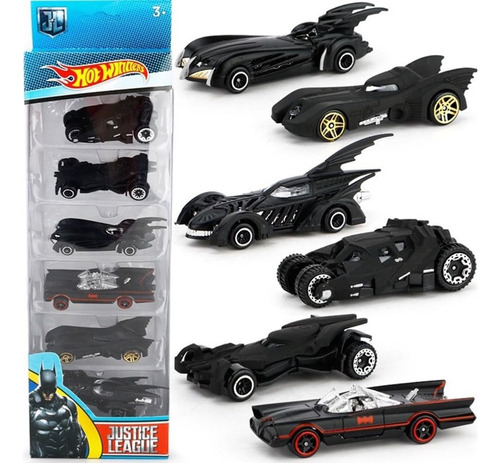 Super Hero Vehiculo De Juguete Cos Hot Wheels,paquete De 6 Y