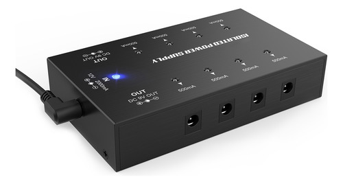 Fonte De Alimentação Compacta Com Efeito De Guitarra Com 8 D
