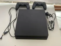 Comprar Playstation 4 Slim De 1 Tb + 2 Joysticks + Cables
