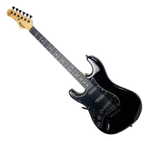 Guitarra Stratocaster Canhoto Tagima Black Tg-500 22 Trastes Material do diapasão Madeira técnica