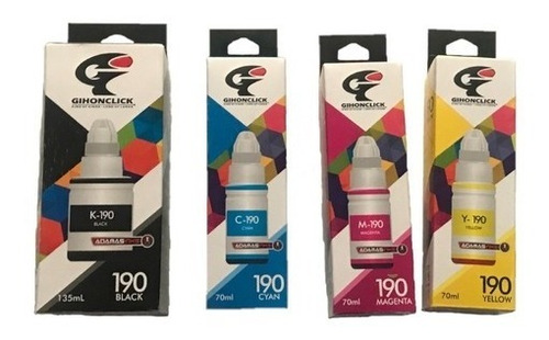 Kit De Tintas Para Impresoras Canon G2100-g3100-g3102