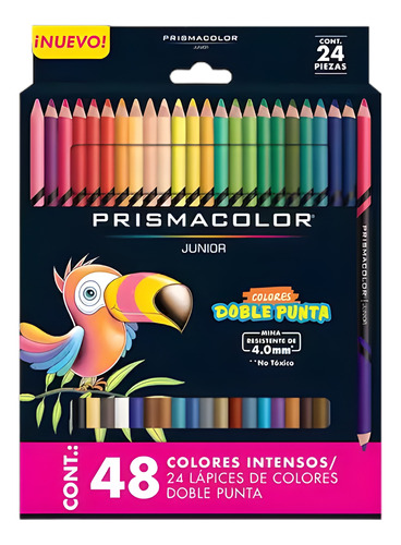 Lapices De Colores Prismacolor 24pz Doblecolor 48 Col Largos