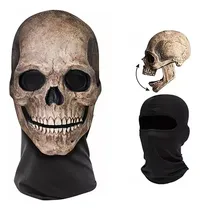 Comprar Máscara Calavera Cosplay Disfraz Halloween Fiestas+capuchas