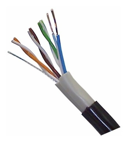 Imagen 1 de 3 de 30 Mts Cable Premium Marca Glc Exterior Cobreado Doble Vaina