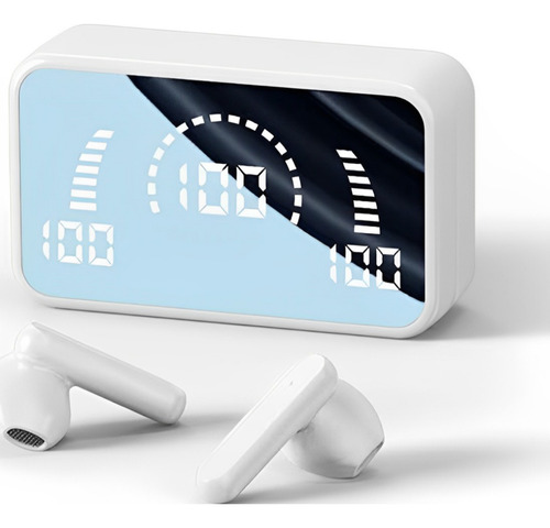 Fones De Ouvido Com Espelho Impermeável Sem Fio Bluetooth 5