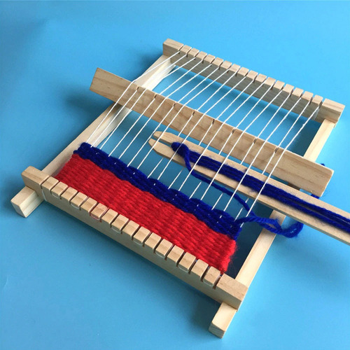 Imagen 6 de 8 de Telar Manual Para Niños O Principiantes Ideal Tapiz Diy