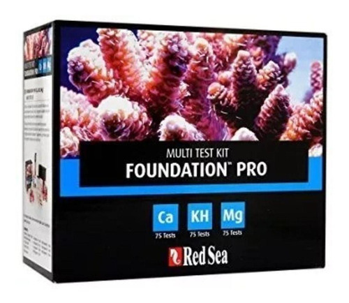 Teste Red Sea Reef Foundation Pro Test Kit (ca Kh Mg)