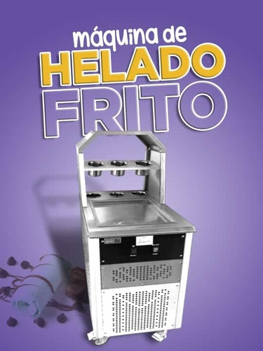 Máquina Tailandesa Helado Frito Garantía 