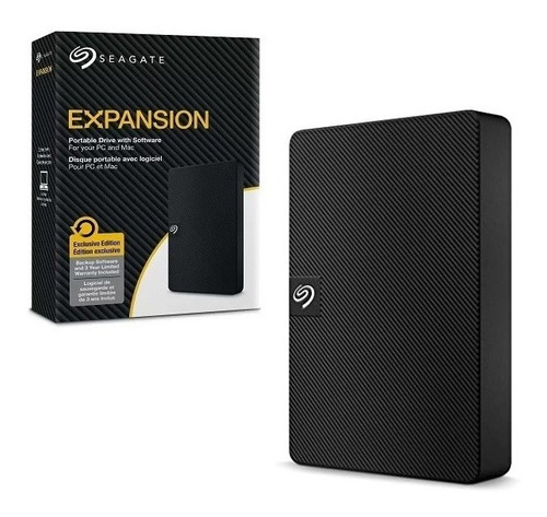 Disco Duro Externo Seagate Expansion 4tb - Tecnobox Color Negro