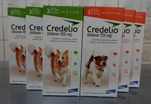 Imagen 2 de 2 de Credelio Antipulga Garrapata 5-11kg Perro -nexgard Simparica