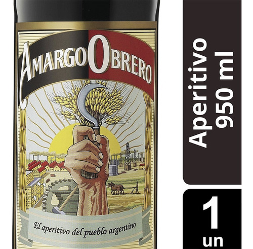 Amargo Obrero 19° Aperitivo X 950 Ml