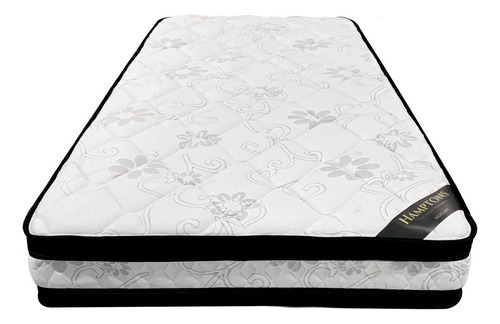 Colchon 1 Plaza Hamptons Memory Foam 80x185 Cm Lcm Color Blanco