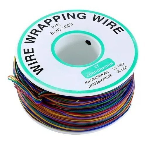 Rollo De Cable 250m 30 Awg Wire Wrapping De Colores