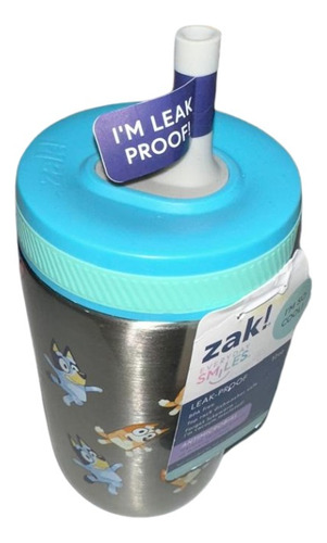 Zak! Bluey Leak-proof Bottle Botella Termo Antifugas 12oz Bluey