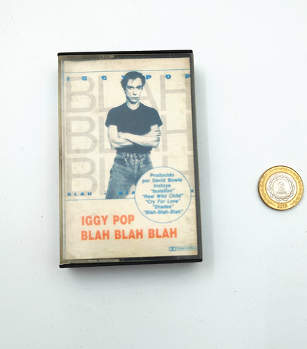 Cassette Original Iggy Pop Blah Blah 1987 - Audio (Usado)