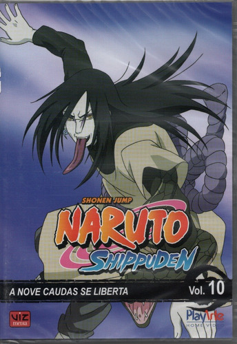 Dvd Naruto Shippuden - A Nove Caudas Se Liberta Vol.10