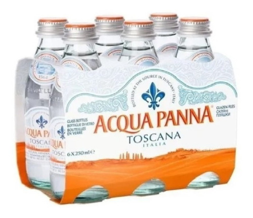 Kit C/6 Água Mineral Sem Gás 250ml Panna Acqua