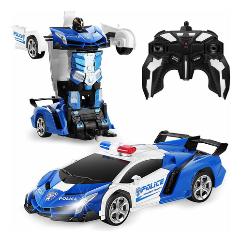 Carro A Control De Remoto Figrol - Transform Rc, -robot, Crt