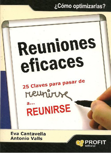 Libro Reuniones Eficaces De Eva Cantavella