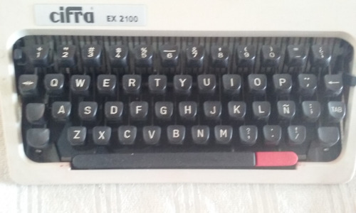 Maquina De Escribir Cifra Ex 2100 Antigua Funciona