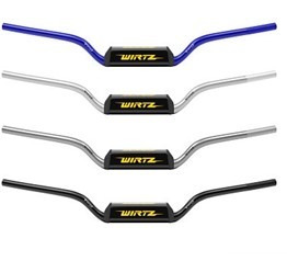 Imagen 5 de 9 de Manubrio Atv Wirtz Fatbar Universal Negro Wr5 28,6 Mm