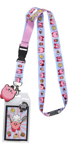 Lanyard Reversible De Identificación De Héroe Rosa Ki...