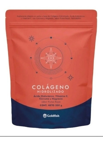 Colageno Hidrolizado Acido Hialuronico Curcuma Goldfish - Dw