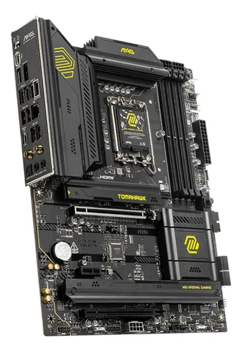 Tarjeta Madre Intel Msi Mag B860 Tomahawk Wifi Lga1851 Ddr5 Pcie 5.0 Boton Flash Bios