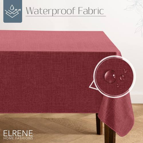 Mantel De Vinilo Resistente Al Agua 152 X 213 Cm Ladrillo