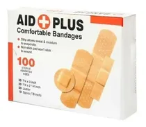 Comprar Pack Por 100 Parches Curitas 4 Tamaños